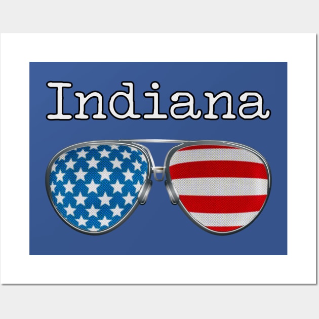 USA PILOT GLASSES INDIANA Wall Art by SAMELVES